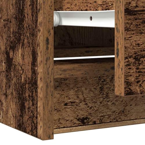 Meuble TV Vieux Bois compact idéal pour optimiser les petits salons