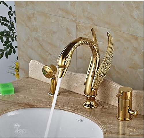 Robinet de baignoire Gowe en laiton avec douchette pour un bain relaxant à la maison