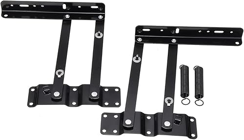 Miniatura 5 de Bergain Bisagras, bisagras de armario de cocina, bisagras ocultas, bisagras de soporte, 2 unidsset soporte de resorte plegable multifuncional mesa