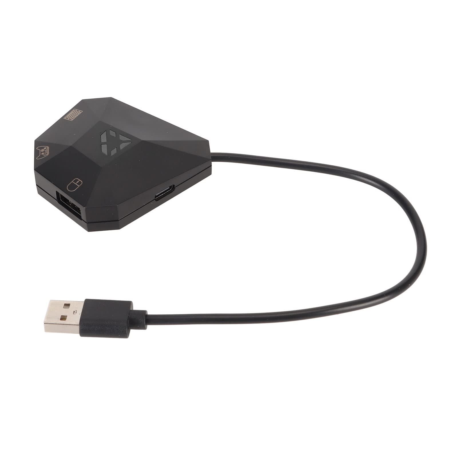 Megadream Toetsenbord- en muisconverter voor USB-schakelaar, toetsenbord- en muisadapter voor PS4/PS3/Xbox One/360 console-serie converter, 1 type-C en 3 micro-USB