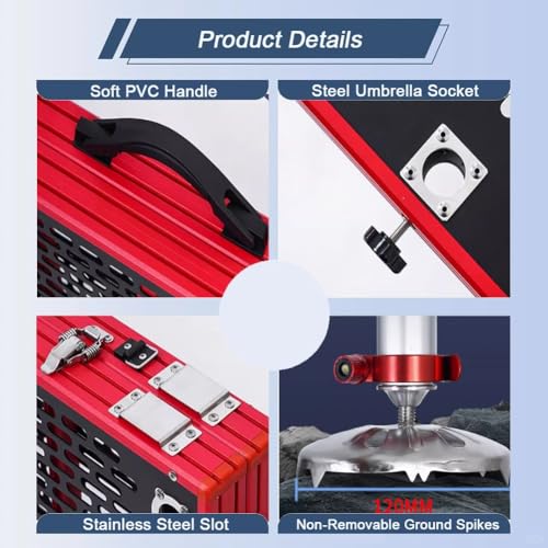 Plateforme de pêche pliante légère et portable pour spots tout terrain - 3