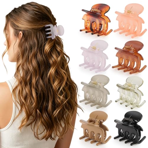 Set de 8 Pinzas Pequeñas para Cabello 1.8 pulg miniatura 1