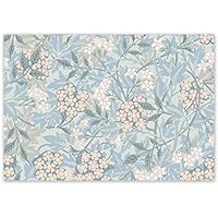 SIGNWIN Wall Mural Flower Pattern Removable Self-Adhesive Wallpaper Wall Decoration for Bedroom Living Room - 66x96 inches