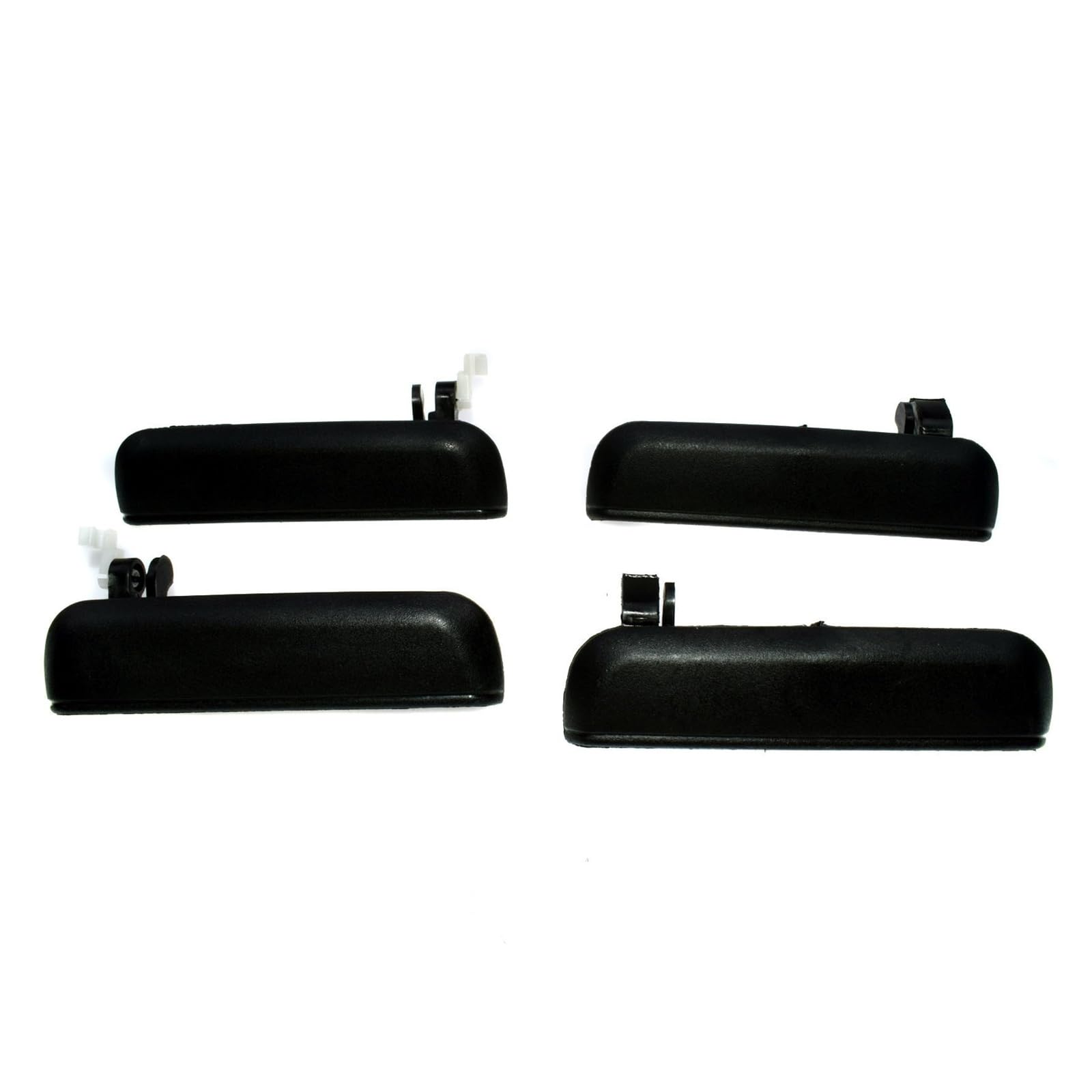 Ytjlf One Color Vehicle Outside Door Handle For Toyota For Starlet 1996-1999 For Tercel 1995 1996 1997 1998 1999 Outer Door Handle Black 6922016120 6922016091 692200A010(A Set 4Pcs)