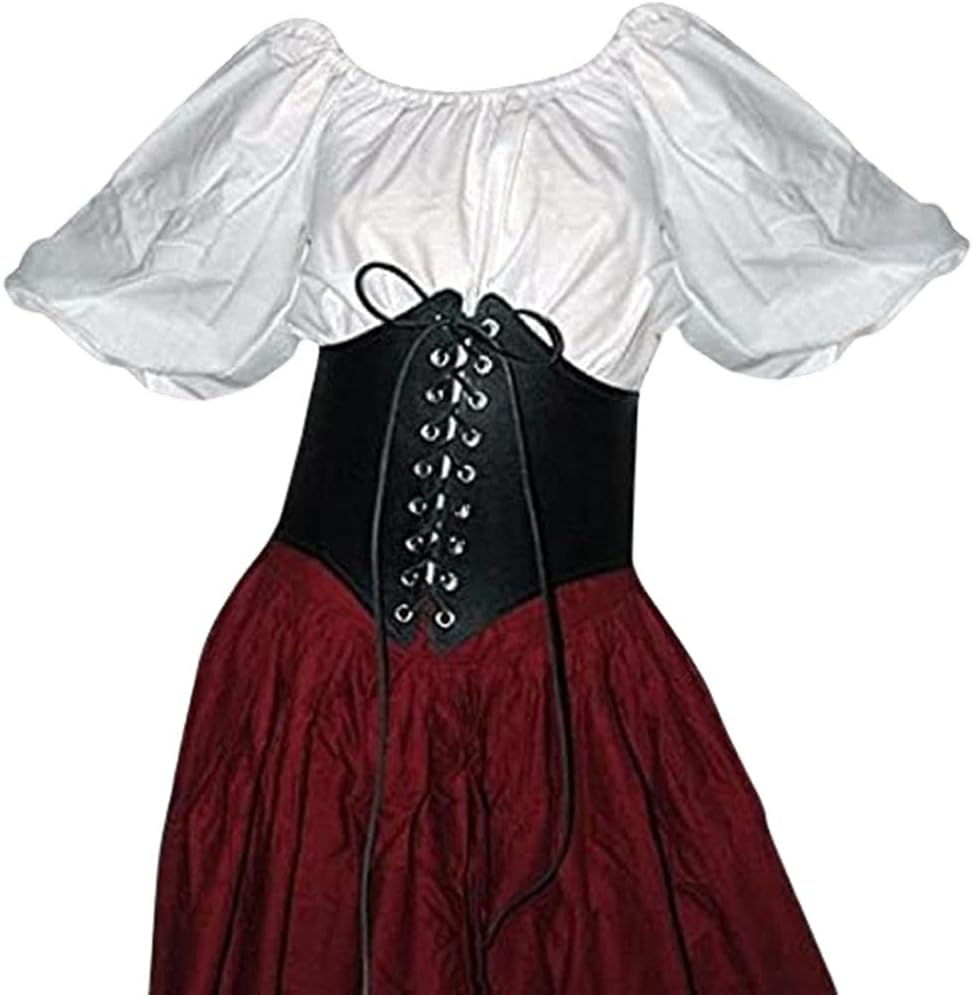 NauticalMart Ladys Leather Cincher - Women's Armor Costume
