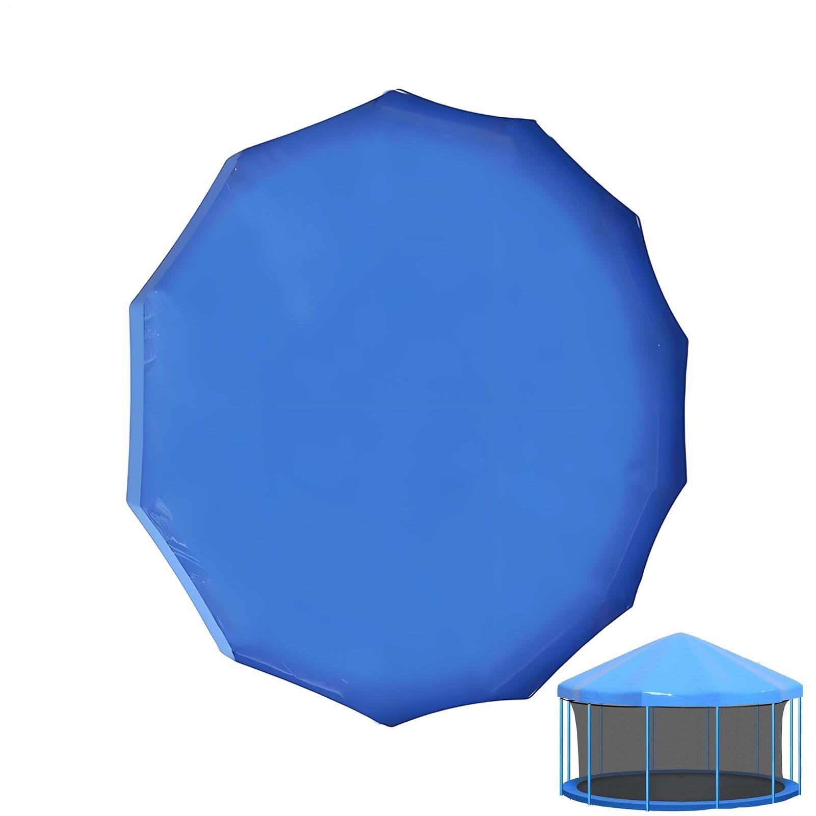 Trampoline Shade Cover, Trampoline Cover For 6/8/10/12ft Round Trampolines Sun Protection, Trampolines Accessories, Easy To Install, Sunblock Covers For Backyard Playground Park, No Poles