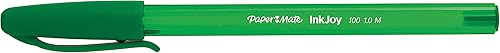Miniatura 2 de Paper Mate InkJoy 100ST - Bolígrafos de punta media (0.039 pulgadas), color verde, 50 unidades