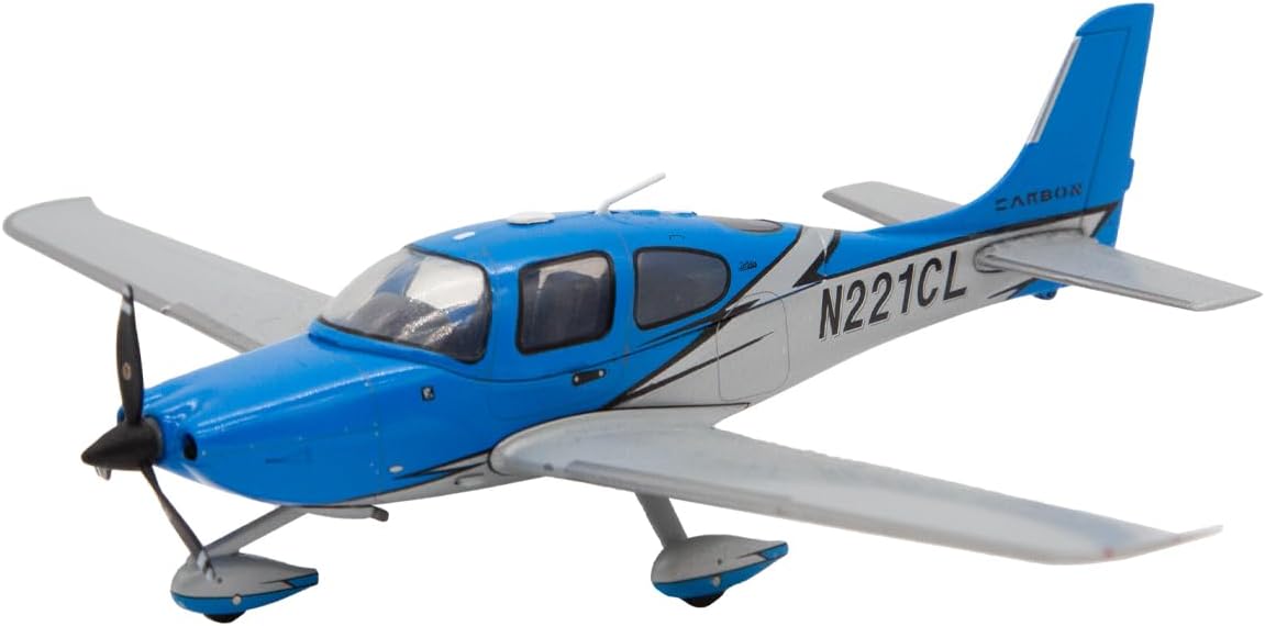 Sporty's Aviation Gifts Limited Edition SR22-G6 Turbo Die-Cast 1:72 with Metal Display Stand