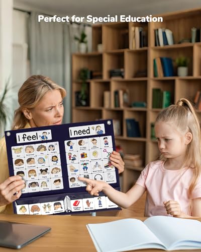 CHEFAN Feelings Chart, Calm Down Corner Supplies, Daycare Essentials, Social Emotional Learning Activities, Autism Learning Materials, ADHD Tools for Classroom Daycare & Home - Image 7