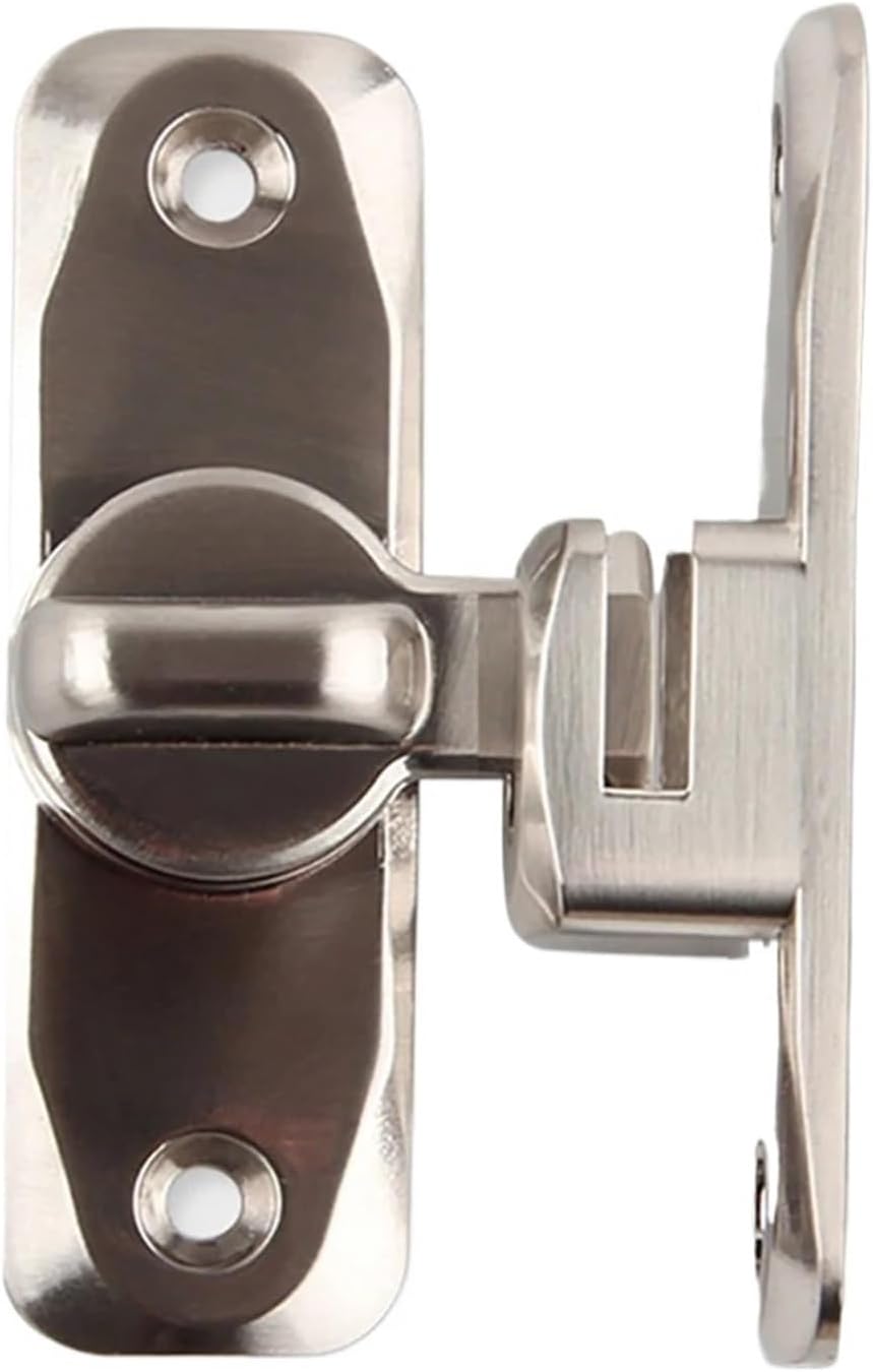 Flip Latch 2pcs 90/180° Sliding Door Bolts Flip Gate Latch Door Lock Anti-Theft Buckle Latch No Punching Dual Purpose Door Latches Window Locks for Barn Door, Sliding Door(Color 05)