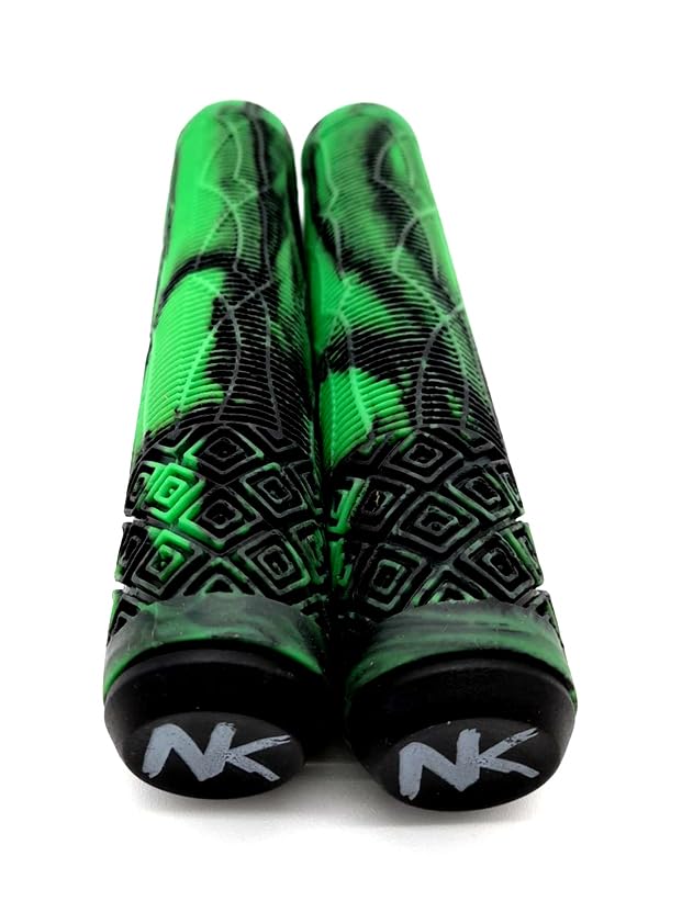 Genérico Puños Manguitos Mix Negro Verde para Patinete Scooter Freestyle