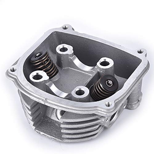 Cylinder Head with Valve Replacement for GY6 150cc Chinese Scooter Moped Parts 157QMJ Engine Without EGR - Thumbnail 3