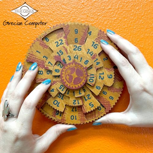 Project Genius TG406 Grecian Computer Mechanical Math Puzzle, Wooden Brainteaser Gift For History Buffs And Smart Kids, Teens, And Adults thumb #5