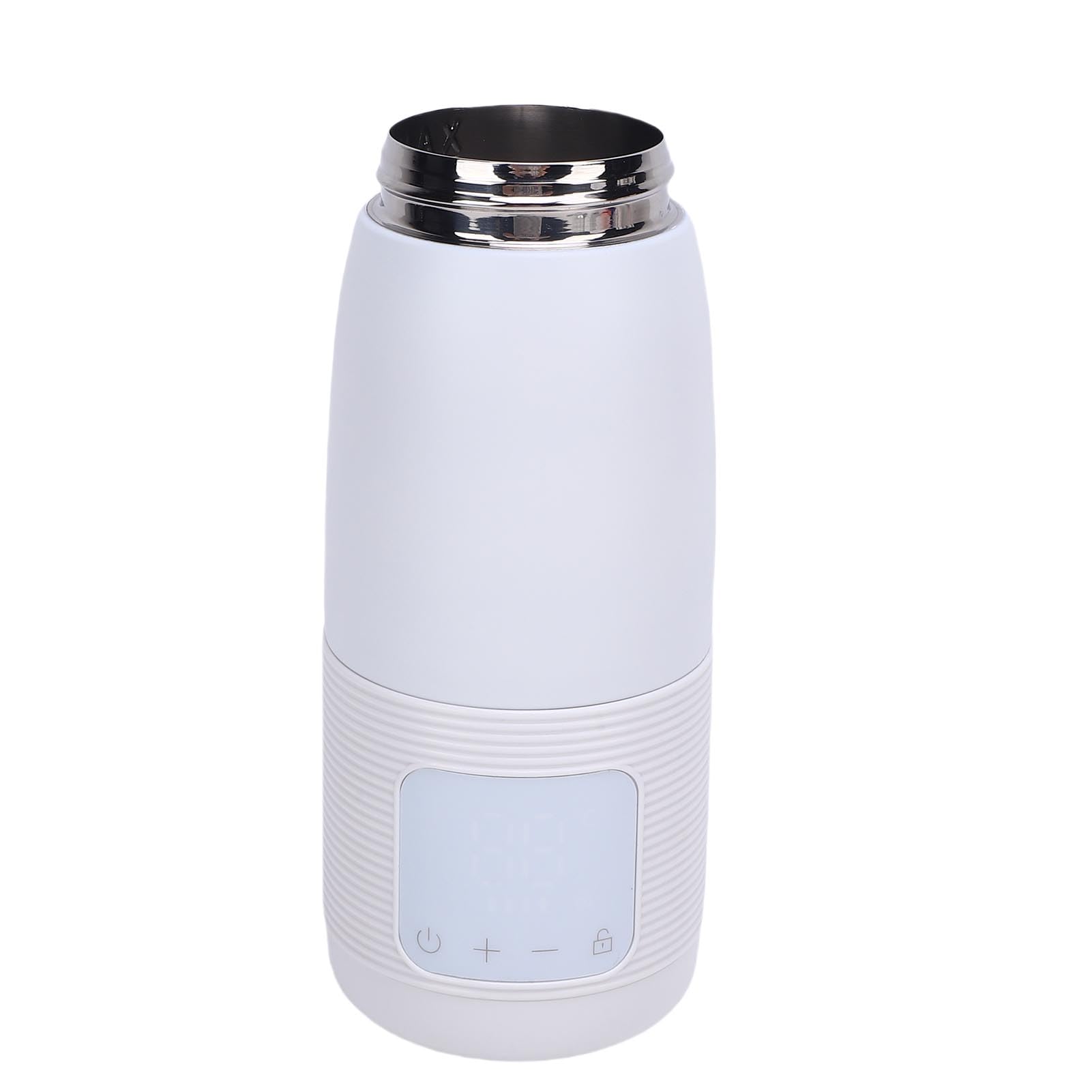 RiToEasysports Calentador de Biberones Portátil, Calentador de Biberones de Viaje Inalámbrico, Control de Temperatura de 37 ℃ a 55 ℃ con Batería Recargable para Picnics de Camping, (350 ml, 4400 mAh)