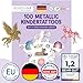 Produktbild Papierdrachen 100 Metallic-Tattoos für Kinder - Hautfreundliche Kindertattoos Einhörner - Glitzer Tattoo - Geburtstagsmitgebsel - Für Jungen und Mädchen - in Deutschland hergestellt