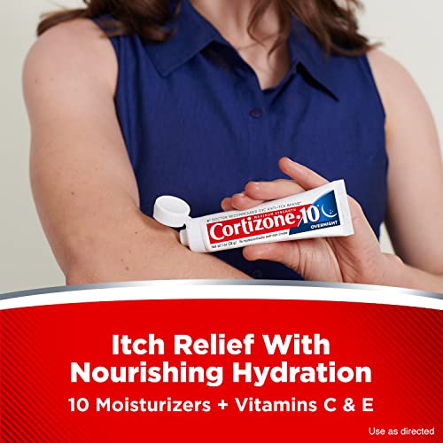 Cortizone 10 Maximum Strength Overnight Anti-Itch Cream, 1% Hydrocortisone Creme, Lavender Scent, 1 oz. - Image 7