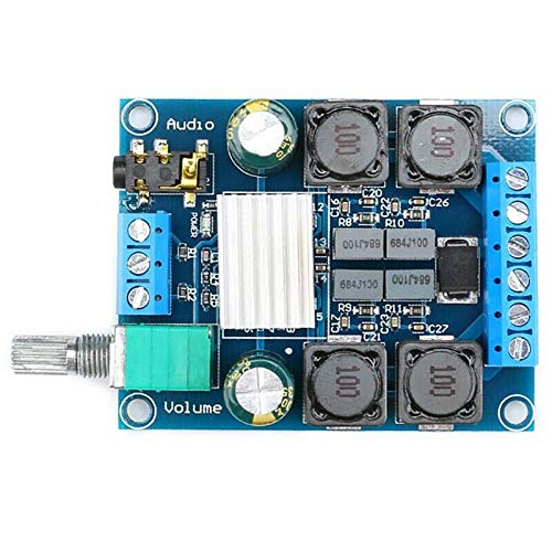 PRAV® Tpa3116D2 2x50W Digital Power Audio Amplifier Board Module 4.5V to 27V Volu L2H6