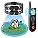 KAIYIKAPET Clôture Électronique et Collier pour 2 Chiens avec 14 Niveaux Distance (8-1050m), Système de Clôture, Collier de Dressage pour Chien avec Mode Vibration, Son, Choc, IPX7 Résistant à L’Eau