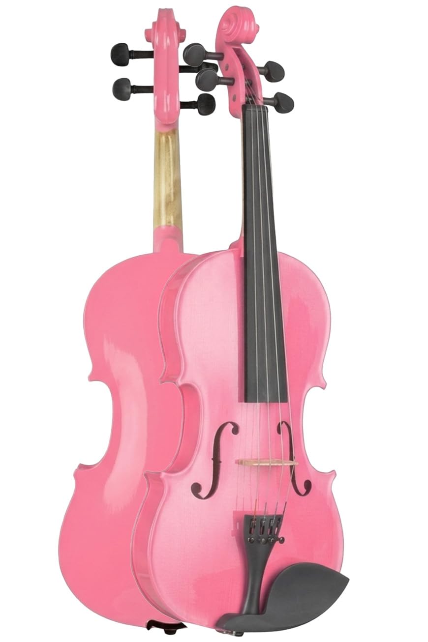 Midex HGA44PİNK-TYS Pembe 4/4 Tam Boy Keman Seti (Yetişkinler İçin