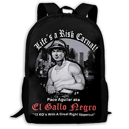 Hdadwy Paco Aguilar Mochila Grande para Estudiantes para computadora Escolar para portátil