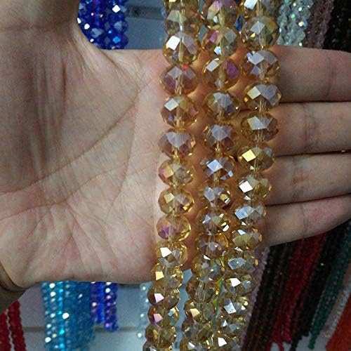 Calvas 5A qaulity !!!14MM 58 Piece/lot Bicone Crystal Beads Cut Faceted Round Glass Beads - (Color: 202AB2)