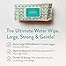 JOONYA Unscented Baby Wipes — Plant-Based, Fragrance-Free Diaper Wipes | Hypoallergenic, Non-Toxic, Compostable & Biodegradable Wet Wipes for Sensitive Newborn Skin | 3 Packs of 80 Wipes (240 Total)