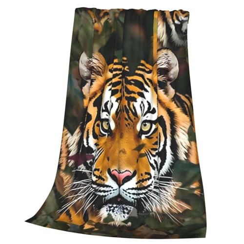 Couverture polaire tigre cadeau idéal pour maison et chambre - 4