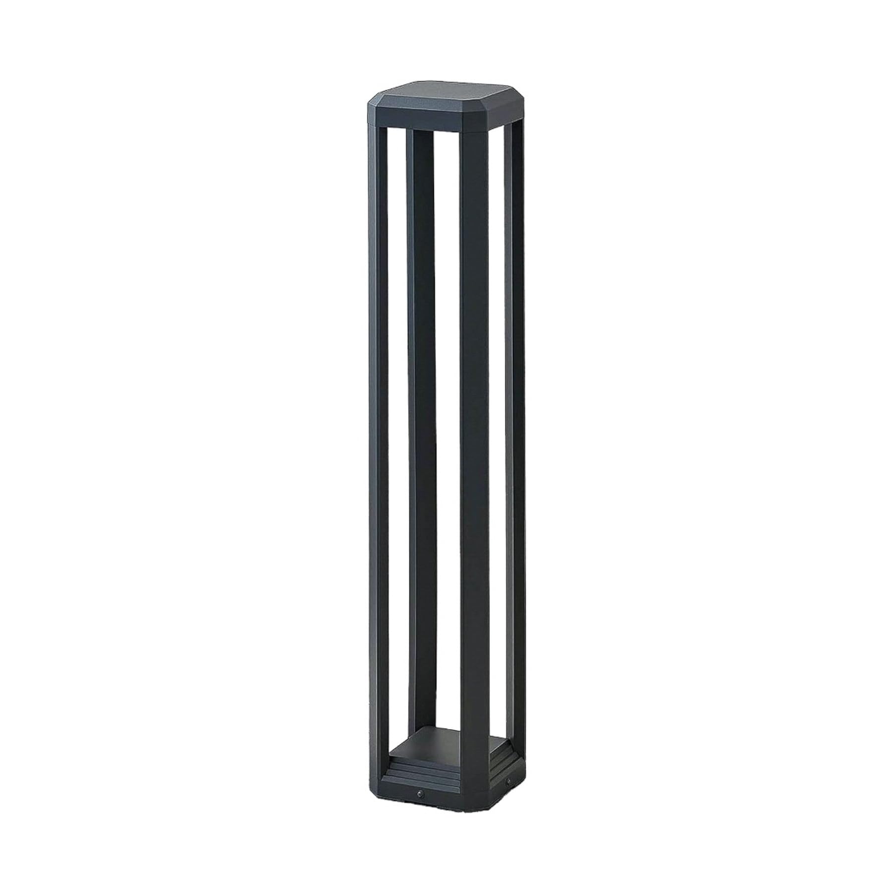 Lucande LED Außenleuchte Fery (Modern) in Alu aus Aluminium (1 flammig,) - Wegeleuchte Pollerleuchte Wegelampe Sockelleuchte