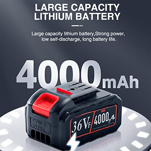 ZHANGTAOLF Mini-Kettensäge schnurlose 10-Zoll mit Einer 24-V-3000-mAh-Batterie, Mini-Potenzkette-Säge mit… – Bild 4