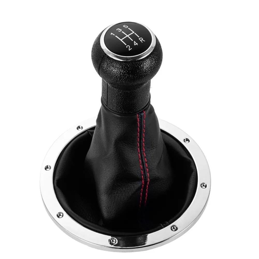 POANBCGY Shift Ball Joint 5 Speed Gear Shift Knob Lever Shifter Gaiter Boot for GOL Pointer Saveiro Parati Manual Transmission Car Accessories(A Style 5 Speed)