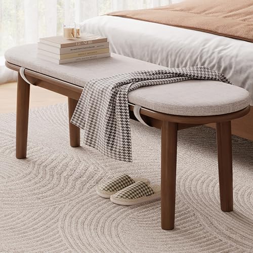 Banc porte-chaussures de bout de lit idéal pour ranger et s'asseoir confortablement