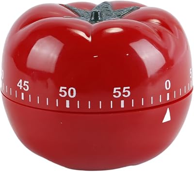 Mechanical Kitchen Timer, Tomato Timer, 60 Minute Timing for Learning, Gaming, Cooking, Digital for Kitchen Cooking Baking