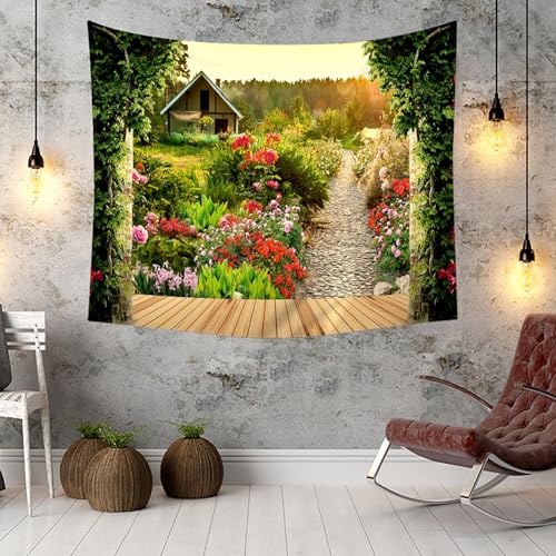 Tenture murale campagne 256x350cm décoration grand format - 3