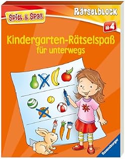 Kindergarten-Rätselspaß für unterwegs