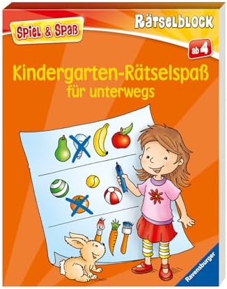 Kindergarten-Rätselspaß für unterwegs