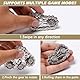 Sxutop 3 Stück Metall Kette Getriebe Fidget Spinner, Kinetische Kette Fidget Spielzeug zum Stressabbau Anti Stress ADHS Sprocket Spielzeug mit Glatten Lagern für Erwachsene Stress Relief