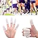 10 Pcs Silicone Finger Cots with Air Holes, Finger Protector Sleeve Covers for Writing, Abrasion and Pain Prevention Finger Cracking - White
