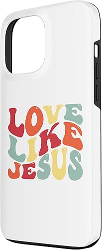 Miniatura 65 de Funda bíblica cristiana para iPhone 12 Pro Max Love Like Jesus
