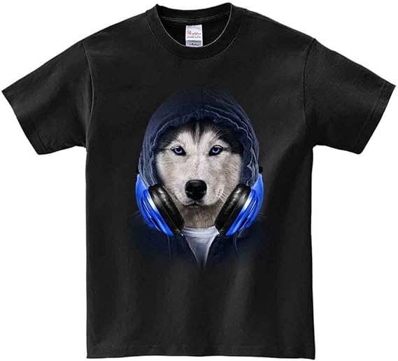 Amazon | [Fox Republic] シベリアンハスキー犬 ヒップホップ ラッパー