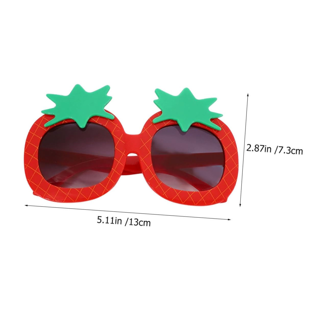 Healvian Cartoon Pineapple Boys and Girls Sunglasses 3pcs Set Beach Lightweight and Safe for Children