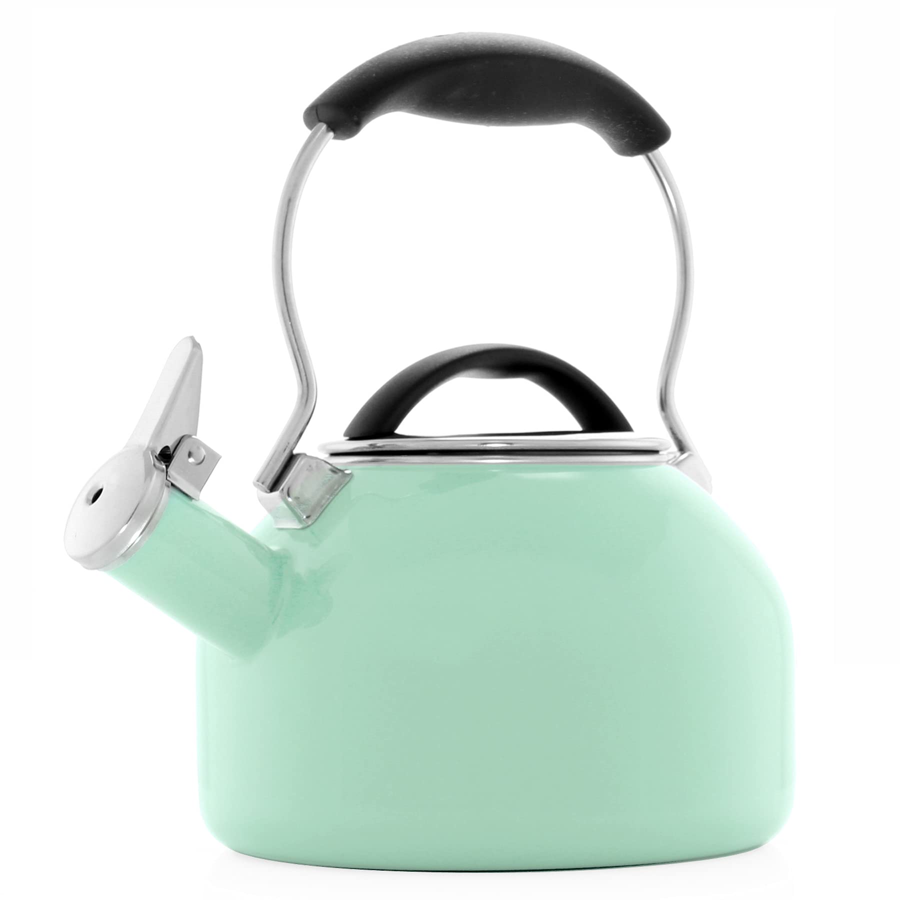 Buy Chantal 1.8 QT Kettle, Oolong Series, Premium Enamel on Carbon Steel, Whistling, Even