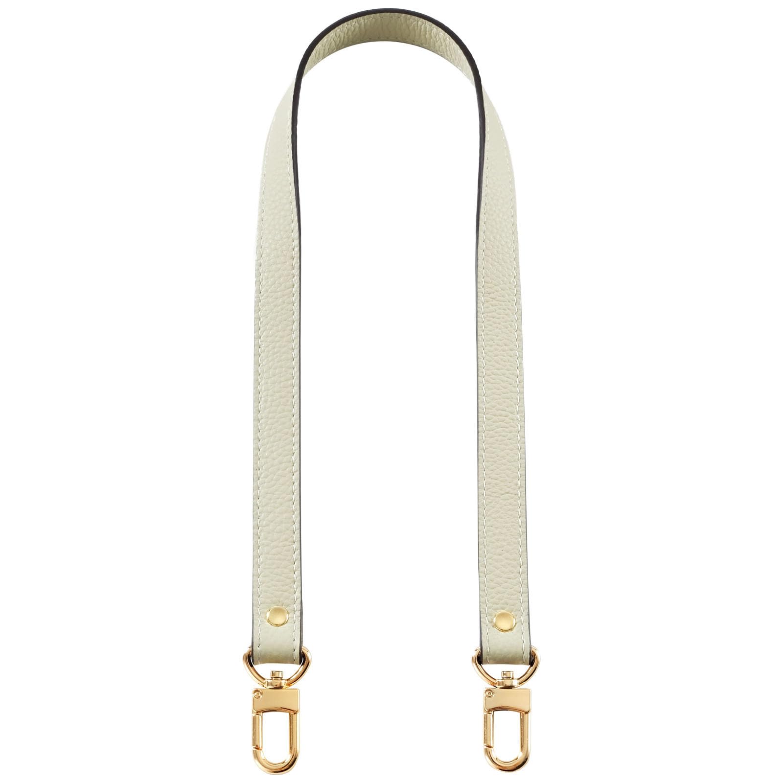 VanEnjoy Full Grain Leather Shoulder Strap Replacement with 2 Square Locks -Extended Version(Beige)