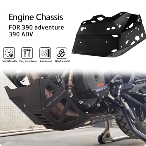 Image of For 390 Adventure 390 ADV 390 adventure 390 adv 2026 2025 2024 2023 2022 2021 2020 2019 motorcycle accessories chassis skid plate engine chassis guard guard protective cover
