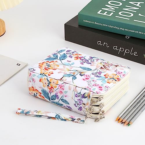 Image of 72 Slots Pencil Case Organizer w /Removal Handle Strap