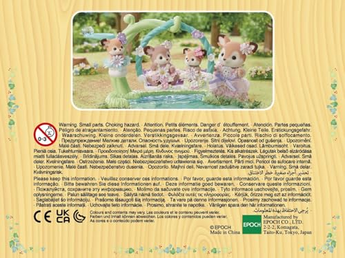 Sylvanian Families -Deer Babies Floral Swing Set- 5801, Multicolor - Image 4