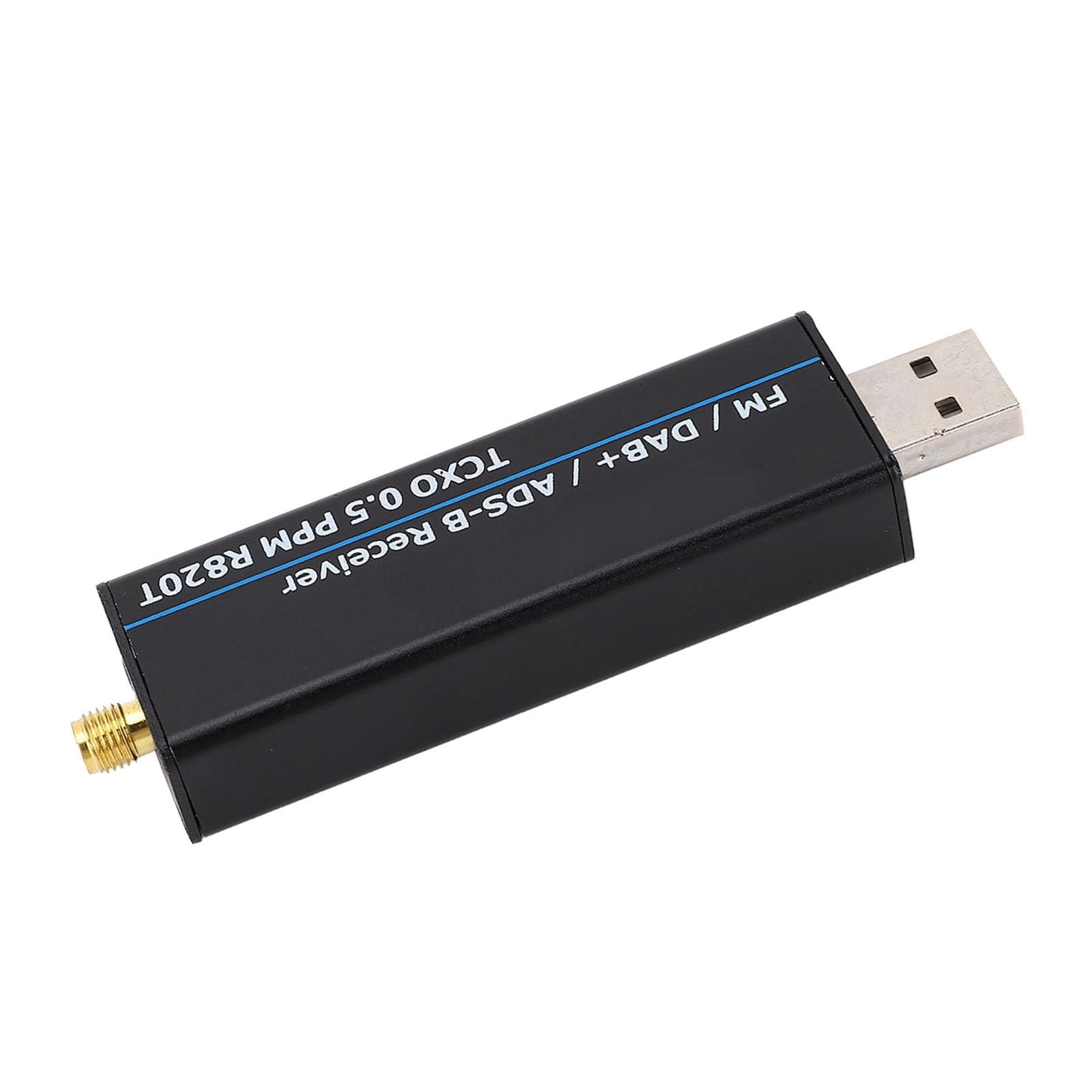 RTL-SDR Empfänger 100 kHz bis 1766 MHz RTL2832U R820T2 TCXO USB | Einfache Inbetriebnahme, Demodulation FM DSB LSB, 0.5 PPM Oszillator