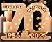 Giftota - 2026 Originelle 70 Geburtstag Geschenk Frauen & Männer - Geldgeschenke Geburtstag 70 mit LED Lichterkette Ständer - Holz-Schild Gästebuch - 70 Geburtstag Deko - Personalisierbares Geschenk