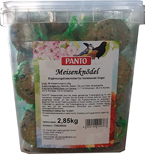Preisvergleich Produktbild Panto 30 Meisenknödel im Eimer, 1er Pack (1 x 3 kg)