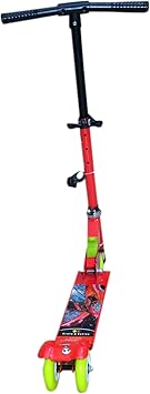 SPEEDFOX Kids Smart and Stylish Scooter for 2-5 Years with Adjustable Handle Kids Scooter (Red, Pack of 1)