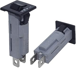 Electronics 7A Thermal Circuit Breaker Fuse Holder Type 0.250 Quick Connect Terminal 1Pcs (Size : 2A)